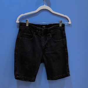 Black Denim Women's Shorts